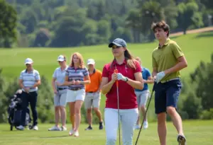Arizona Wildcats Golf Team competing at the Stanford Intercollegiate