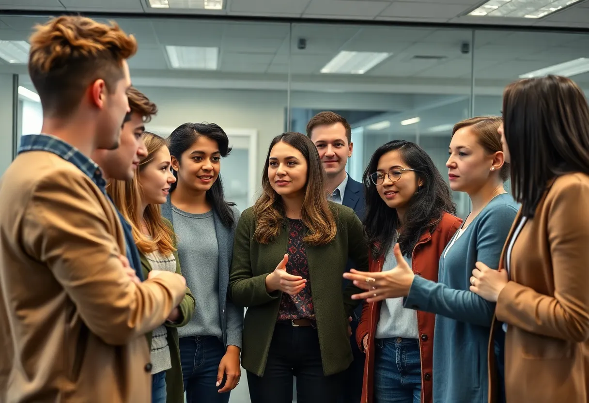 Press conference featuring Arizona Young Republicans discussing controversy