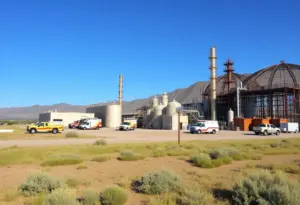 Emergency response teams at a chemical plant in Cochise County