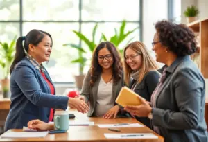 Illustration of businesses engaging in philanthropic activities in Tucson