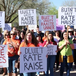 Residents protesting Tucson Electric Power rate hike
