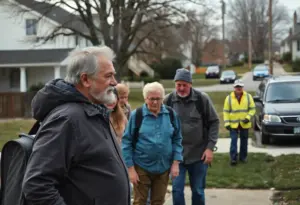 Community members searching for a missing elderly man in Tucson