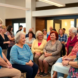 Cancer survivors participating in a workshop at TMC Health Cancer Center