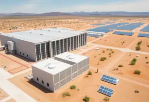 Rendering of the EdgeCore data center in Pinal County, Arizona