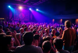 Ella Boh performing at her concert in Tucson.