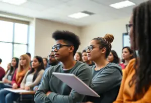 Students participating in a financial aid workshop at the University of Arizona
