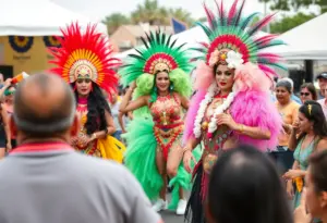 Indigenous drag artists performing at a Tucson festival