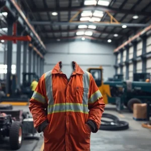 Emergency responders at an industrial accident scene in Tucson