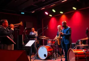 Jazz ensemble performing in Tucson's Century Room