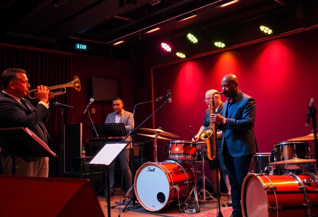 Jazz ensemble performing in Tucson's Century Room