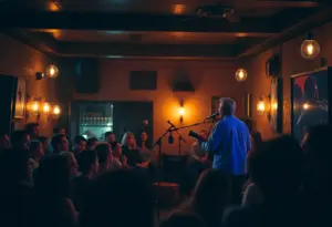 Justin Fernandez performing live at Owl's Club