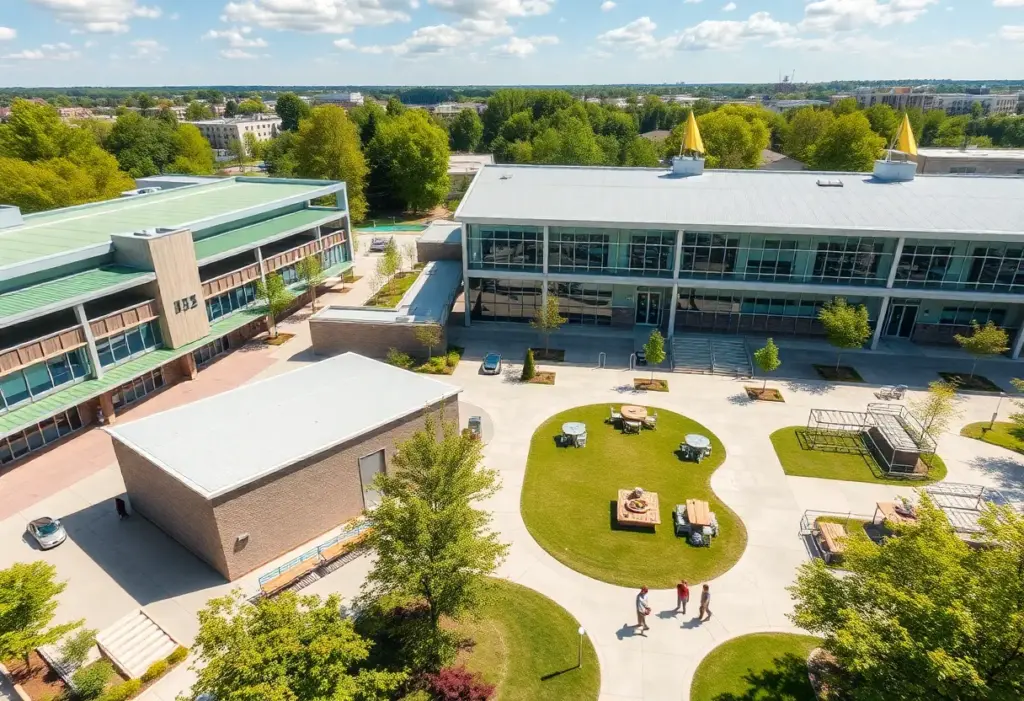 Modern school facilities in Sunnyside Unified School District, Tucson.