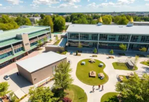 Modern school facilities in Sunnyside Unified School District, Tucson.
