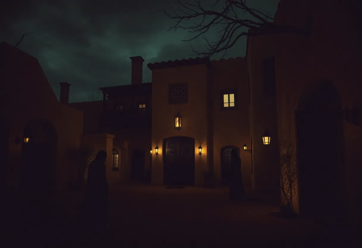 Exterior view of Tubac Golf Resort & Spa with a haunted theme