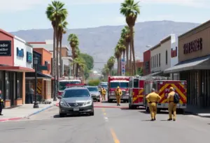 Aftermath of a fire at a Tucson business on South Sixth Avenue