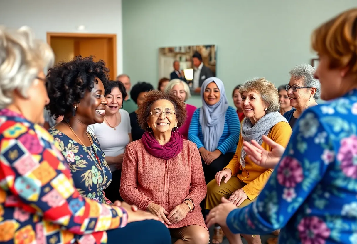 Cancer survivors participating in a wellness workshop in Tucson