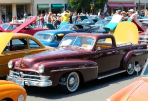 Showcase of vintage vehicles at the Tucson Classics Car Show