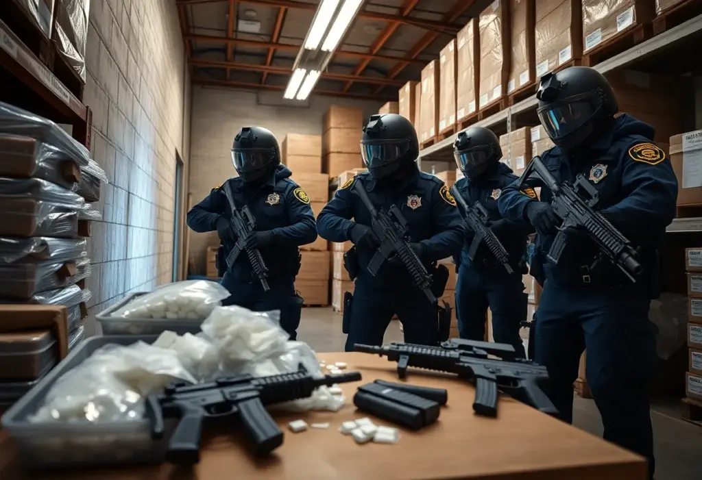 Tucson police raid on drug warehouse