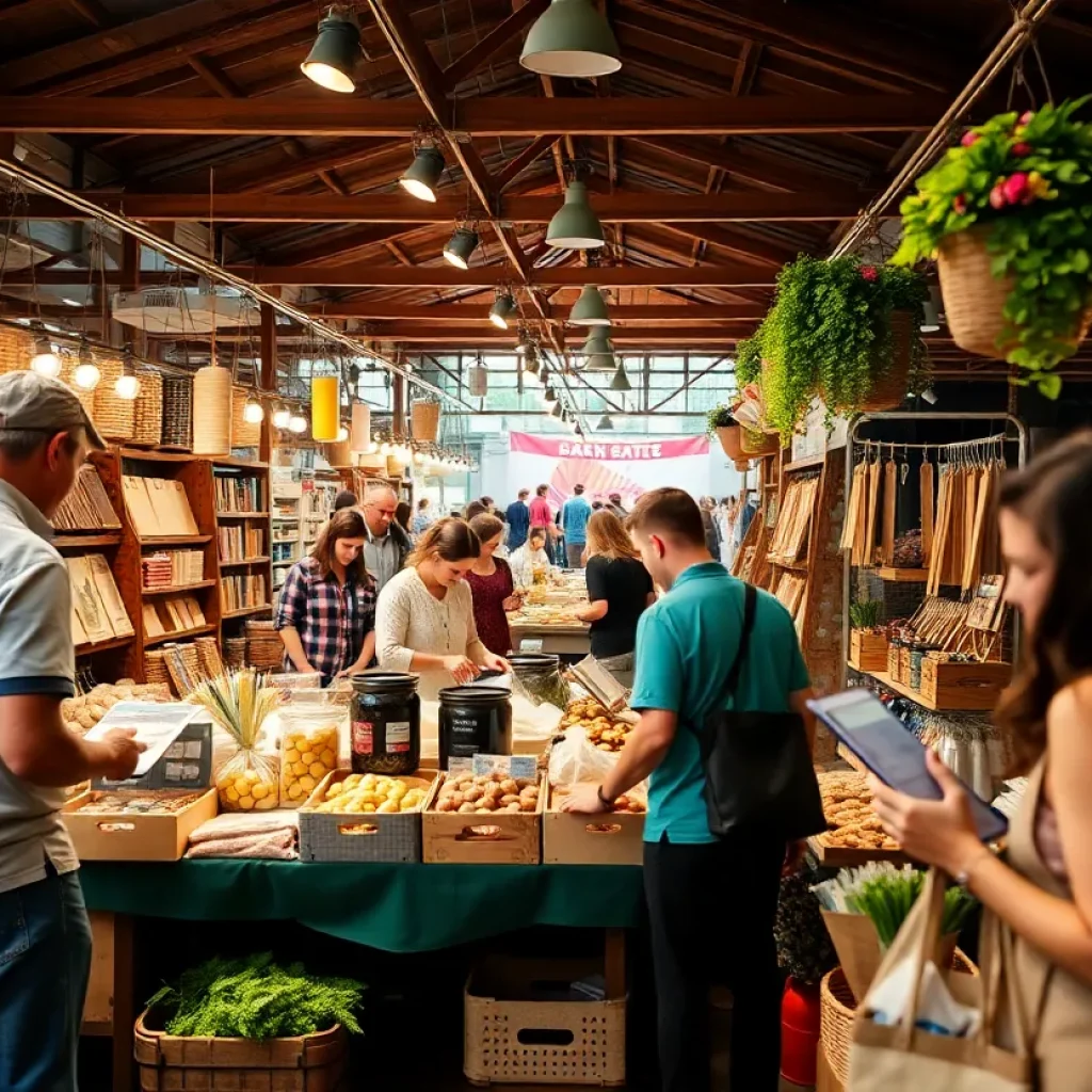 Local entrepreneurs in Tucson showcasing their handmade products in an online storefront.