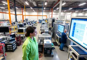 Construction site of a semiconductor manufacturing facility in Tucson, Arizona.