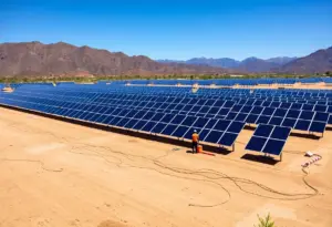 Groundbreaking ceremony for the Tucson solar farm project