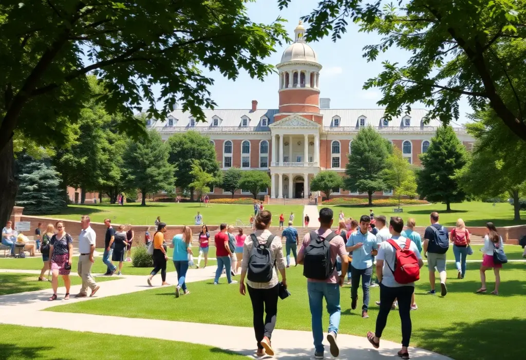 Students on the University of Arizona campus