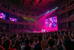 Audience at Yuna's concert in Tucson enjoying the performance.